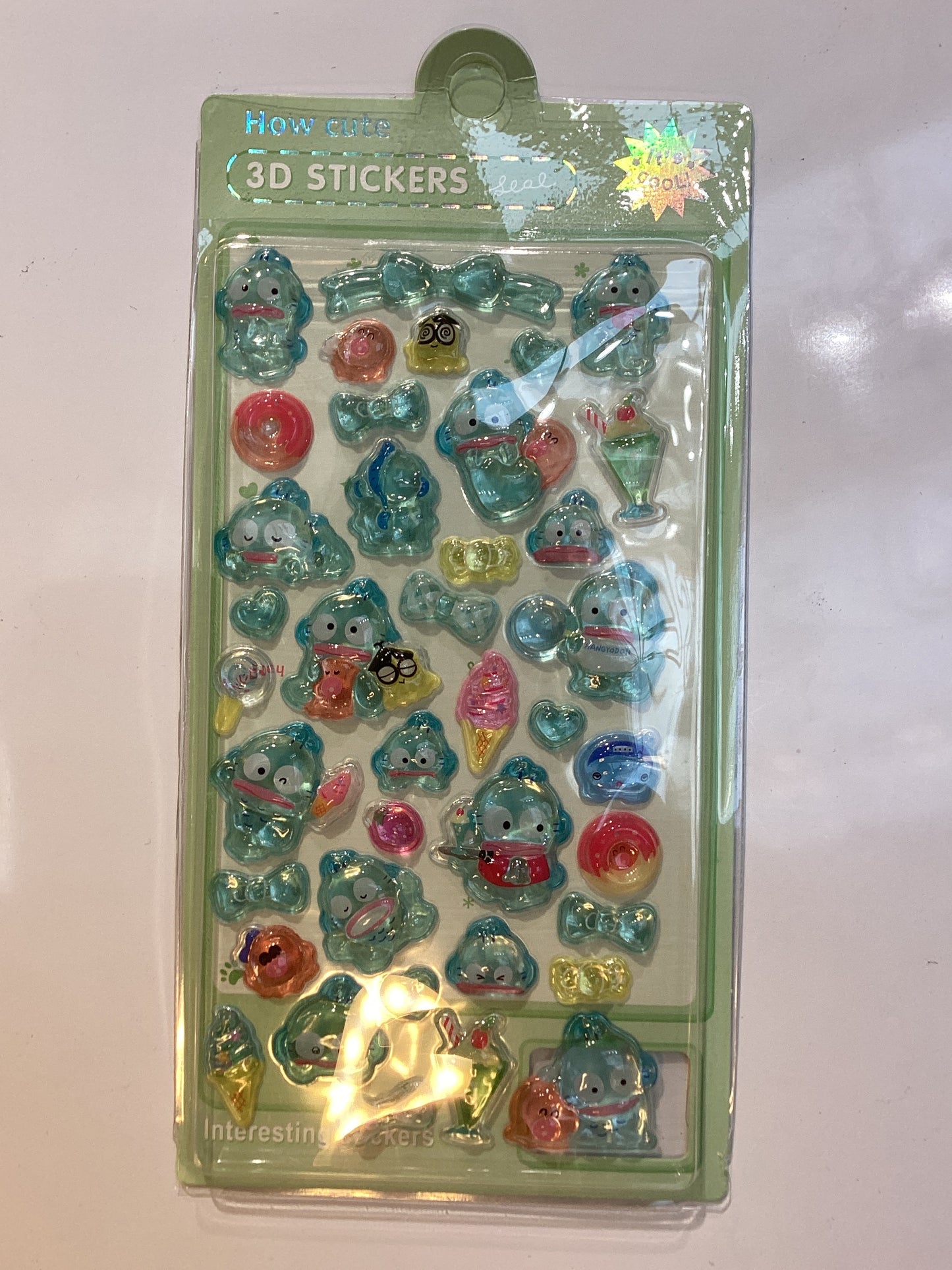 how cute 3D stickers