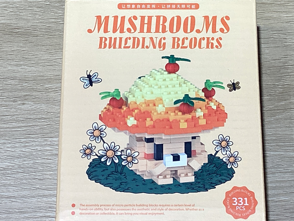 Puzzle-Mushrooms Building Blocks