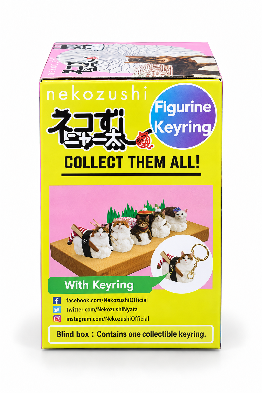 Clever Idiots: Sushi Cat (Nekozsushi) Keyring Blind Box Vol. 2