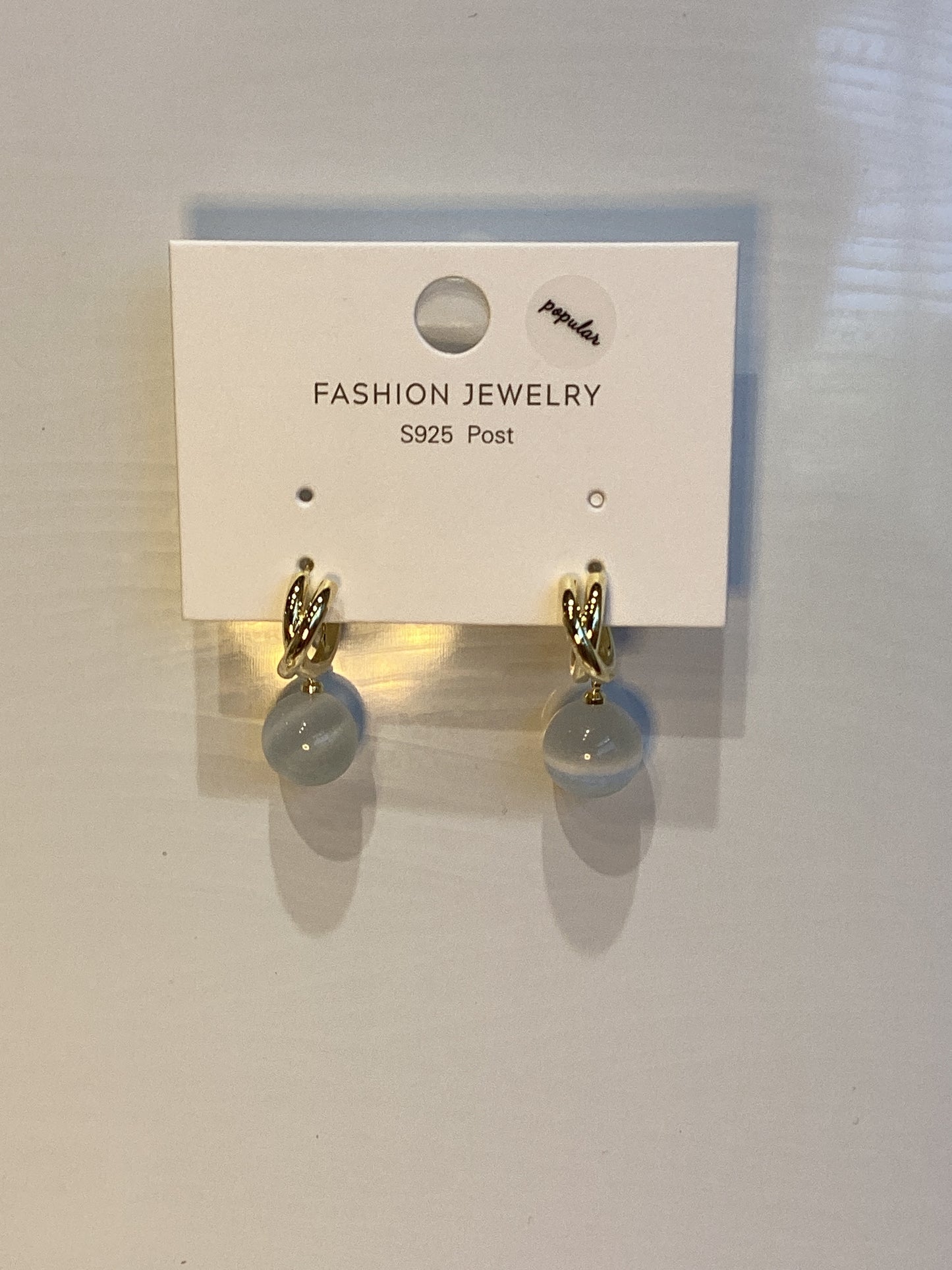 gold earrings ~ S Post