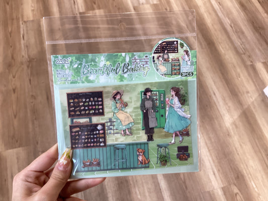 2ABC scene stickers