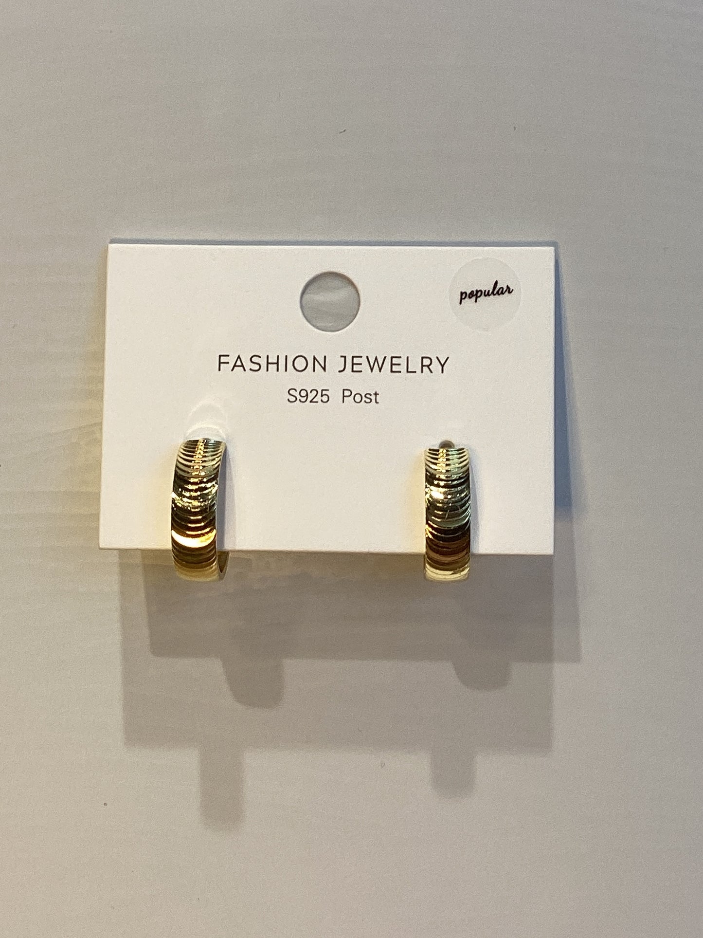 gold earrings ~ S Post