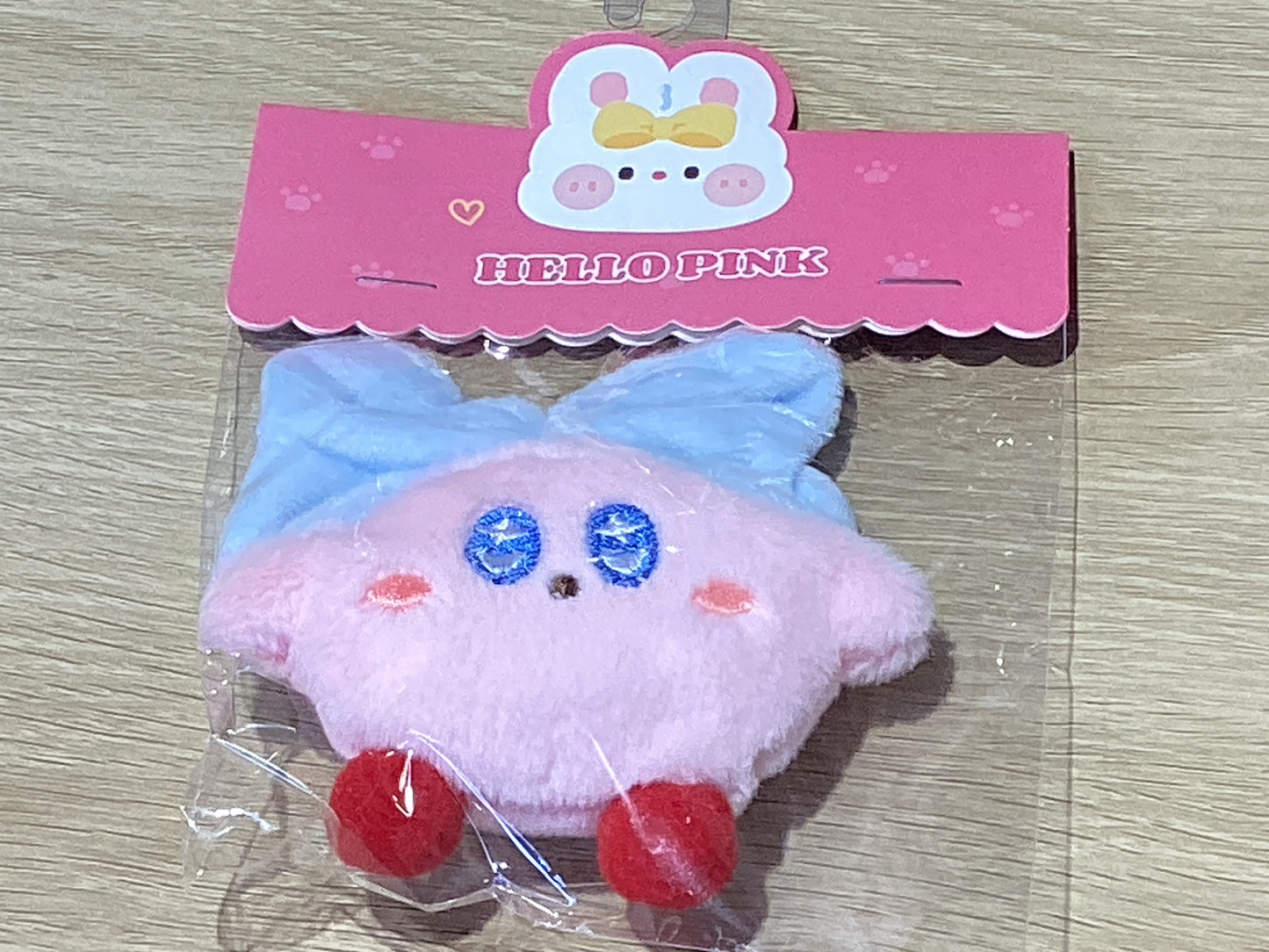 Hello Cutie/Pink Keychain