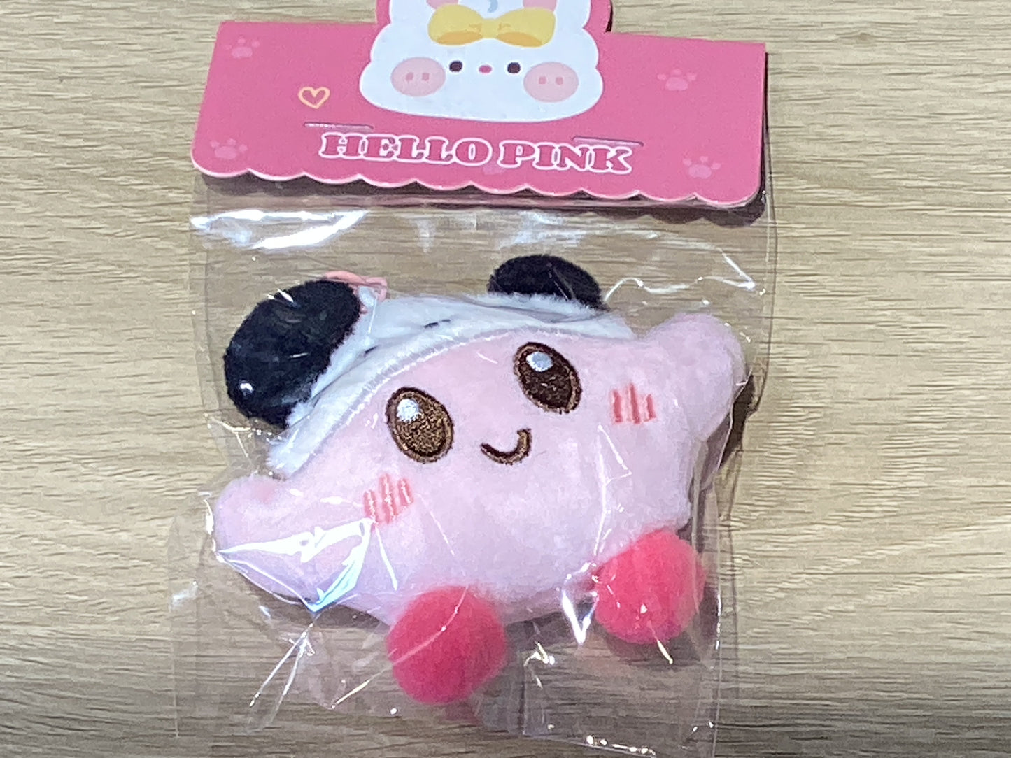 Hello Cutie/Pink Keychain