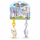Cat and Fish Keychains