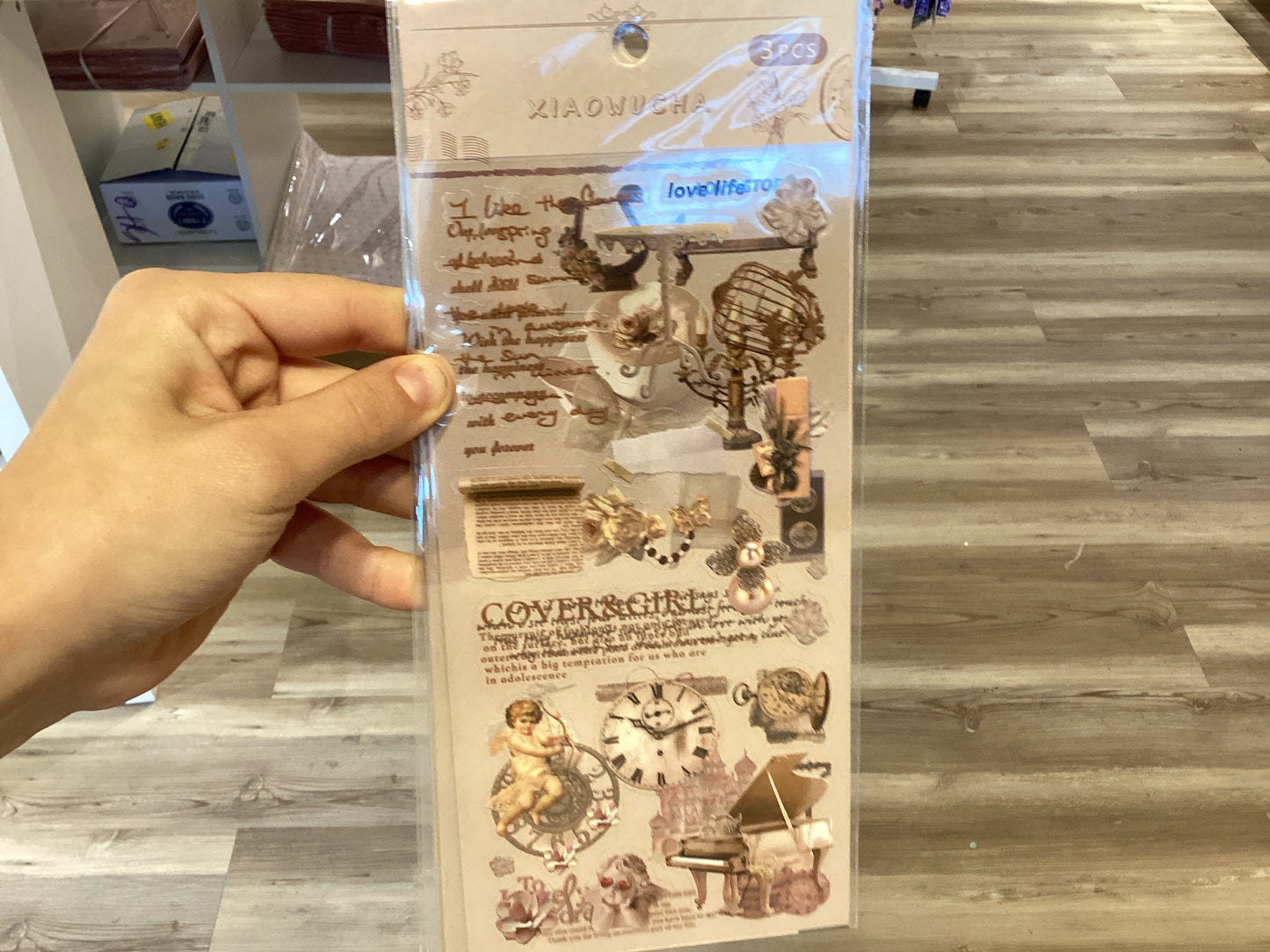 stickers-beige realism