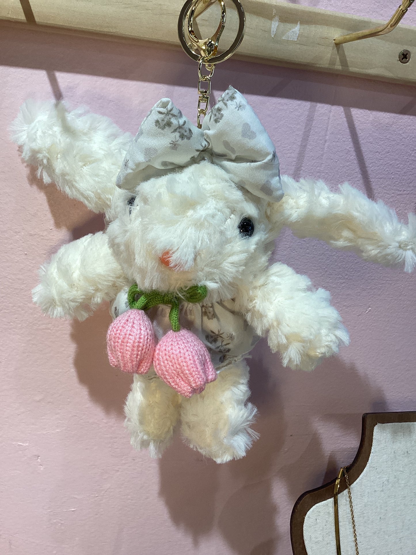Small Bunny Keychain