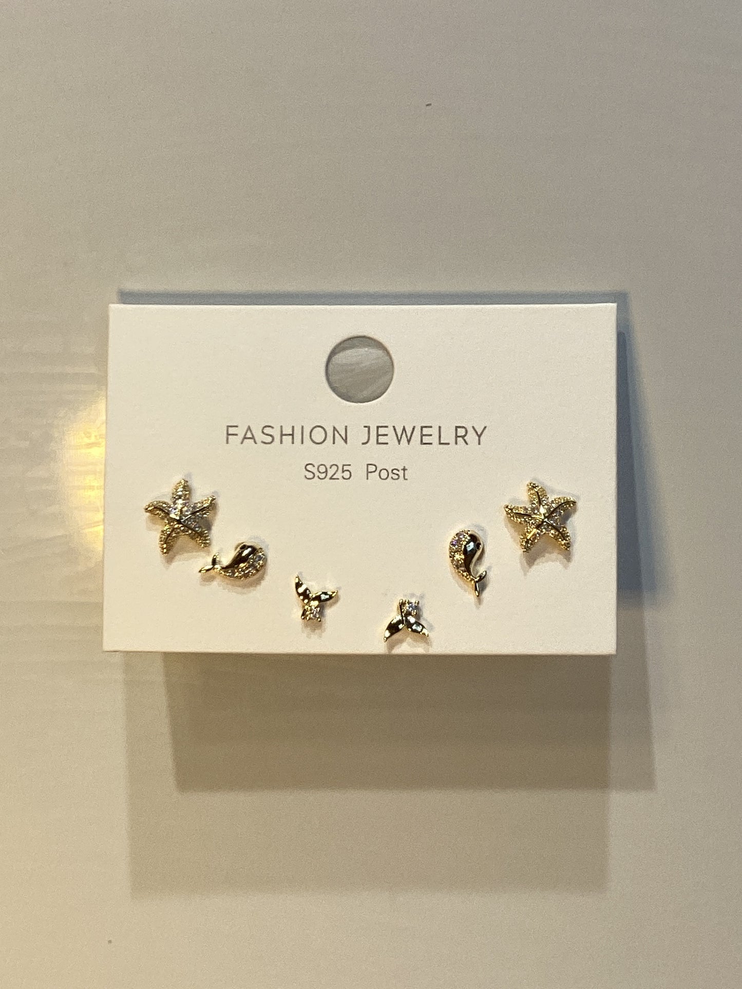 gold earrings ~ S Post