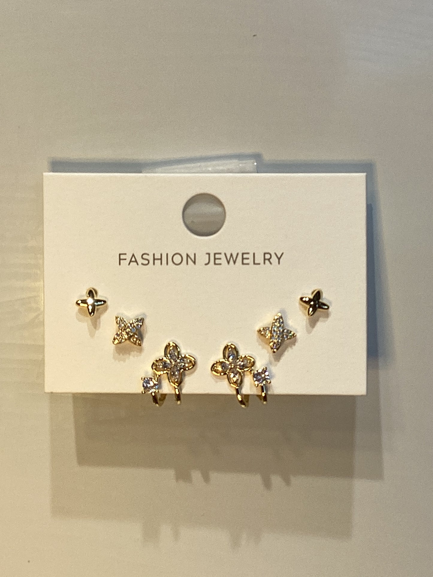 gold earrings ~ S Post