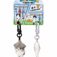 Cat and Fish Keychains