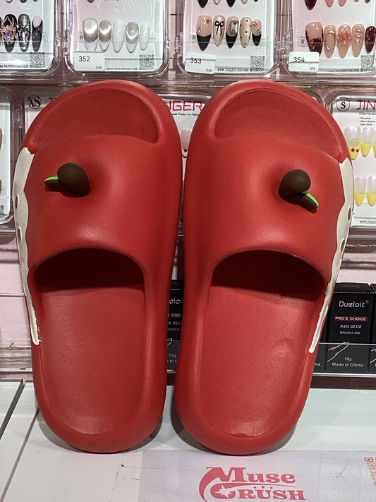 Red slippers