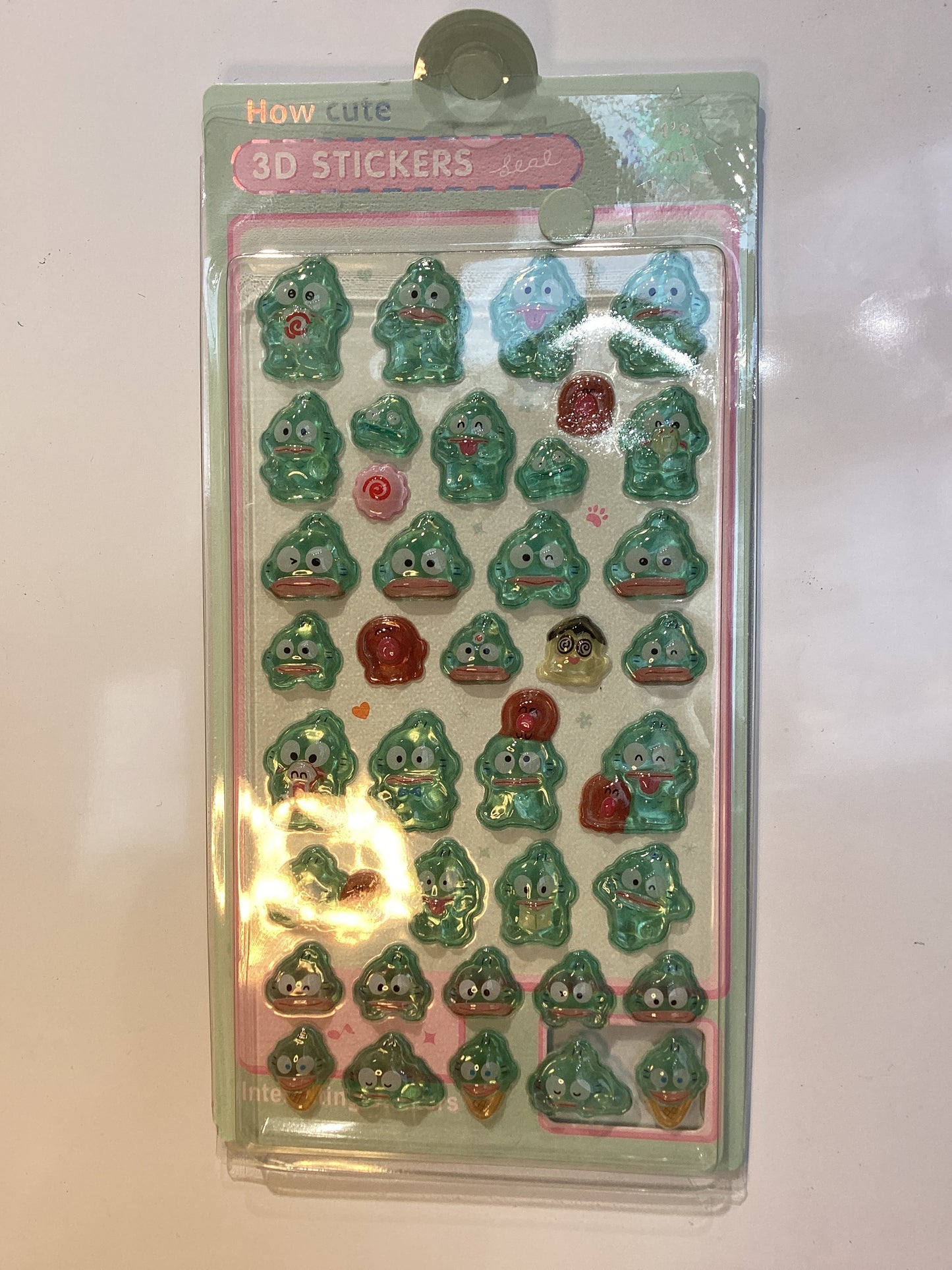 how cute 3D stickers