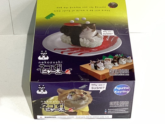 Clever Idiots: Sushi Cat (Nekozsushi) Keyring Blind Box Vol. 2