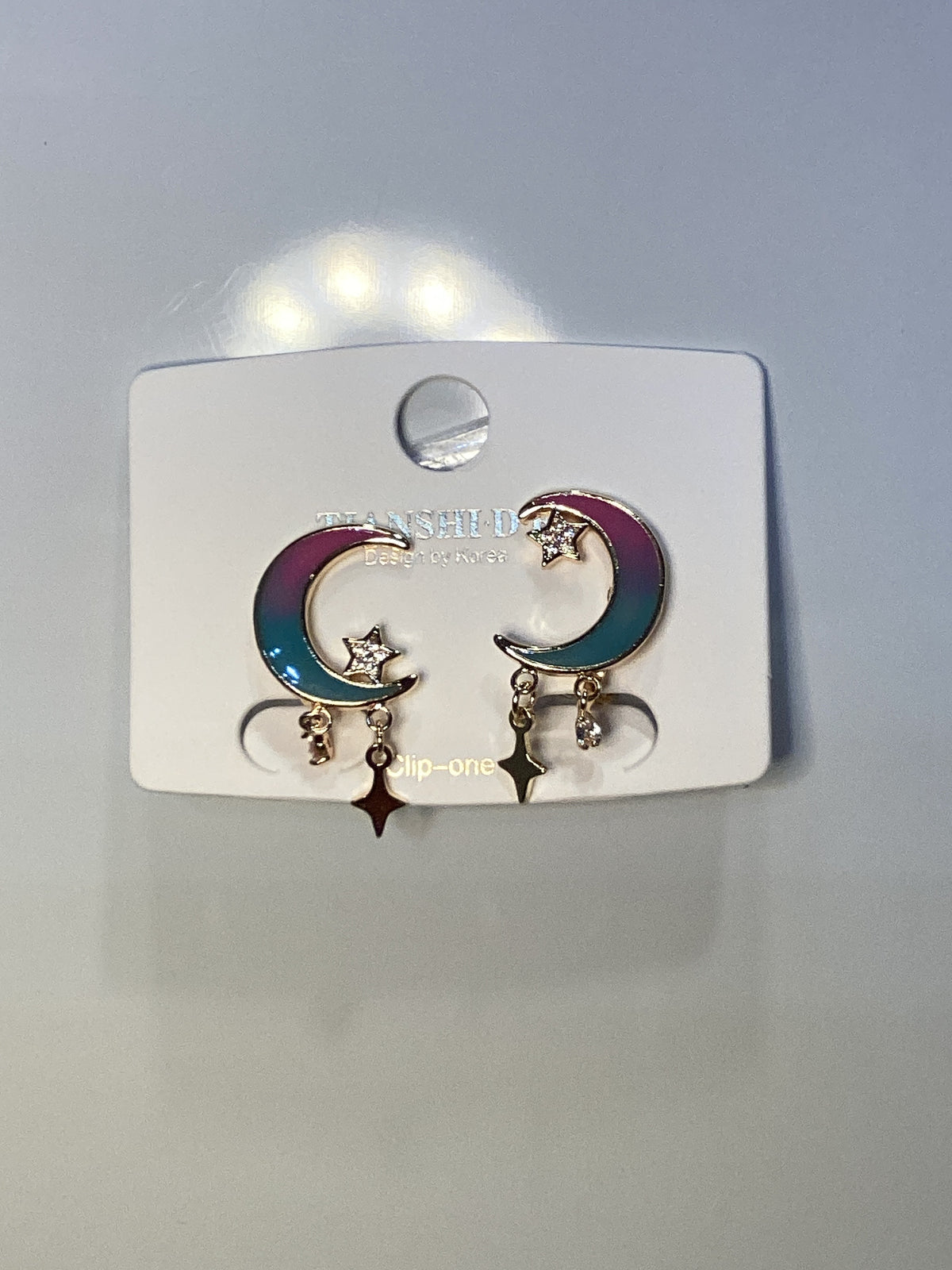 Clip on earrings ~ copper