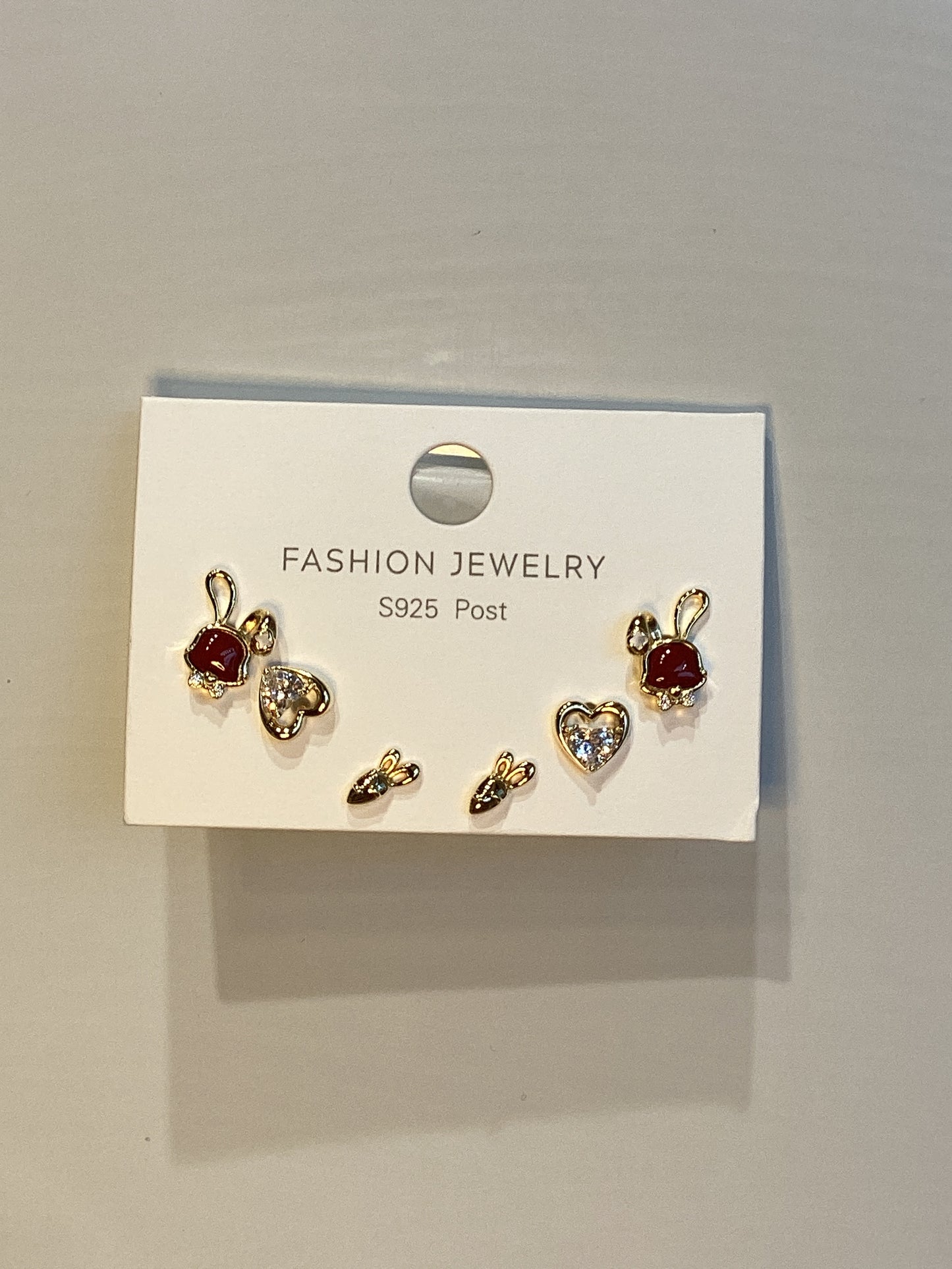 gold earrings ~ S Post