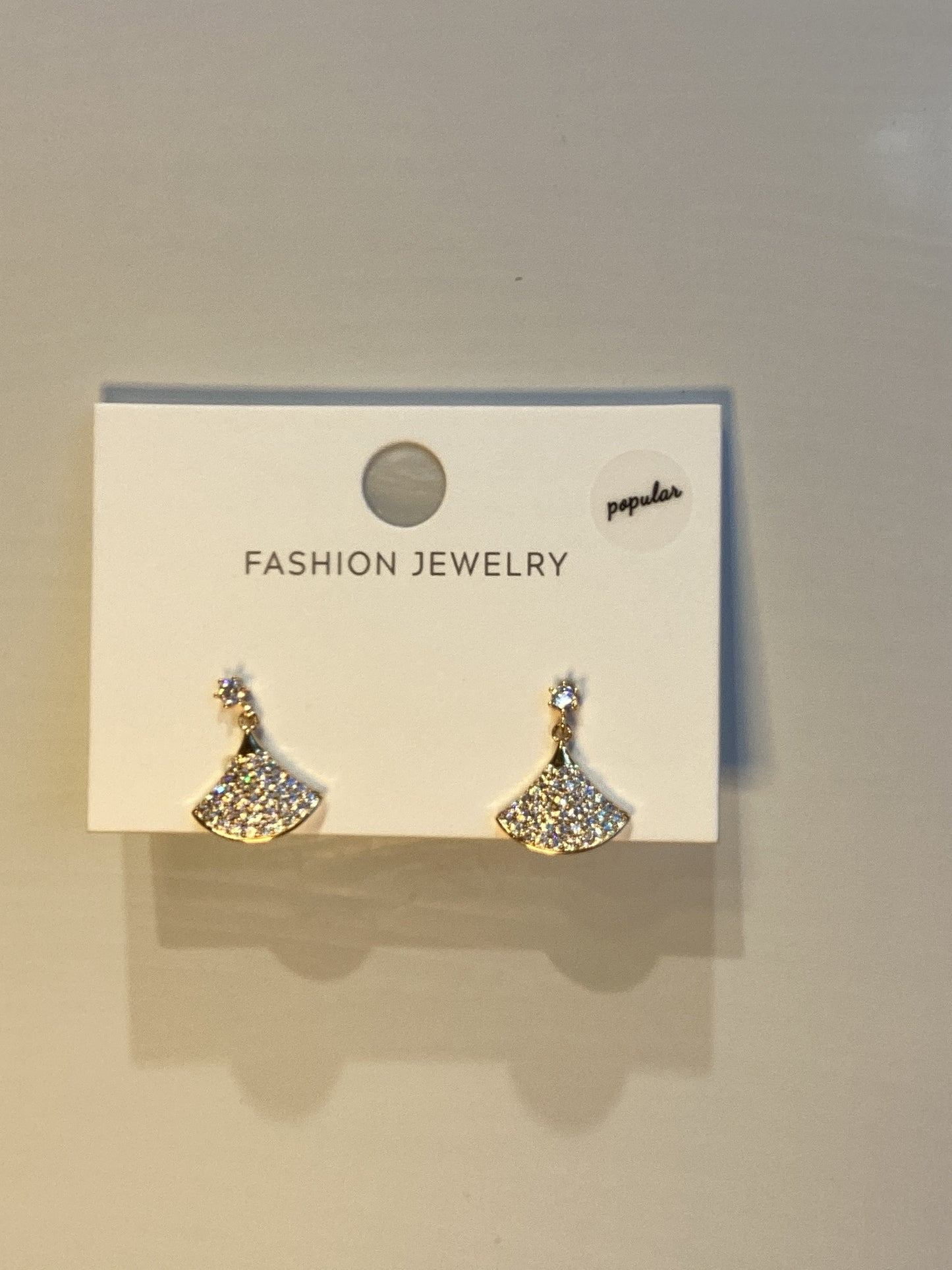 gold earrings ~ S Post