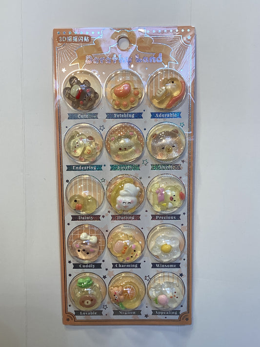 3D Dorothy land stickers
