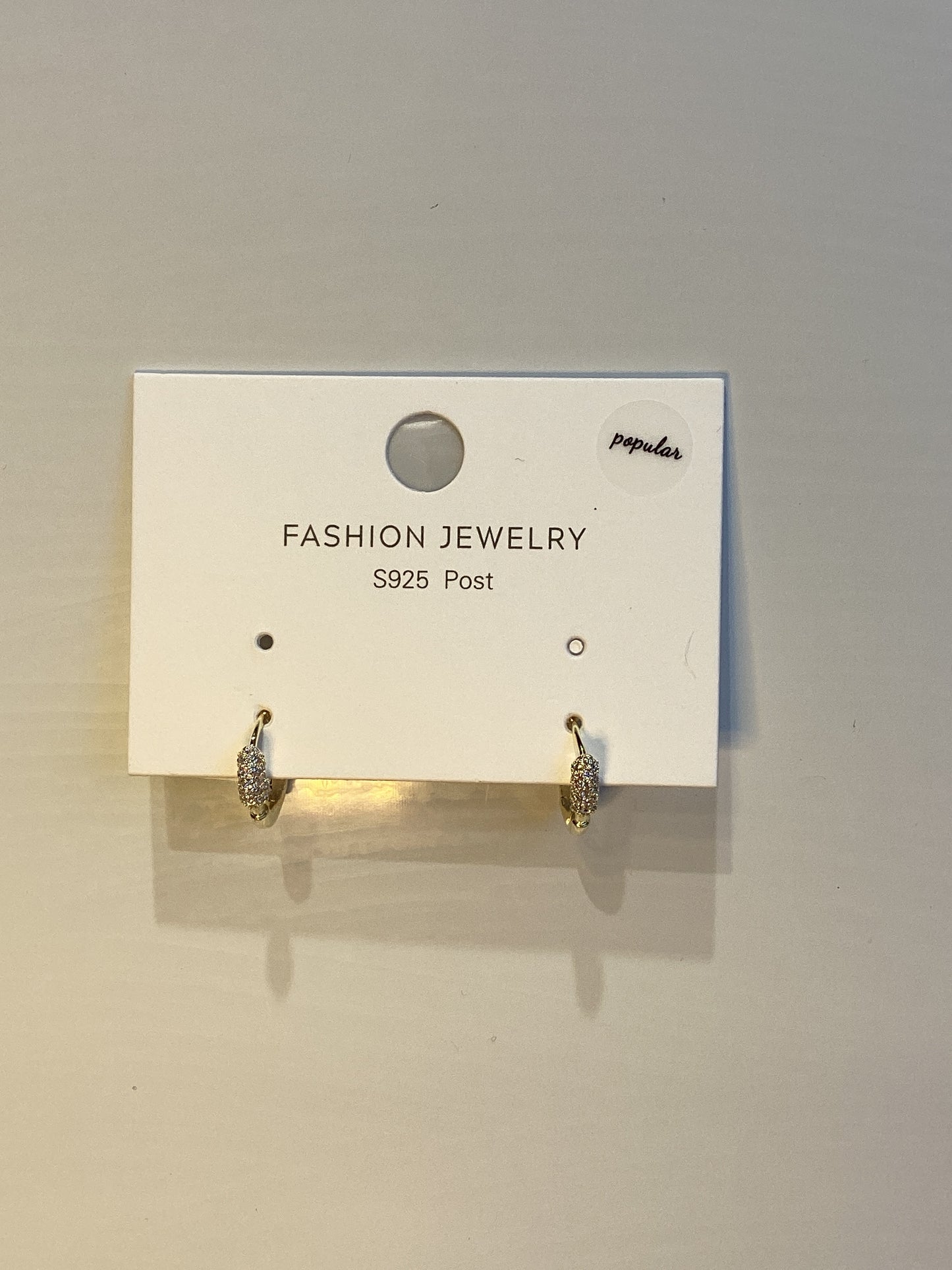 gold earrings ~ S Post
