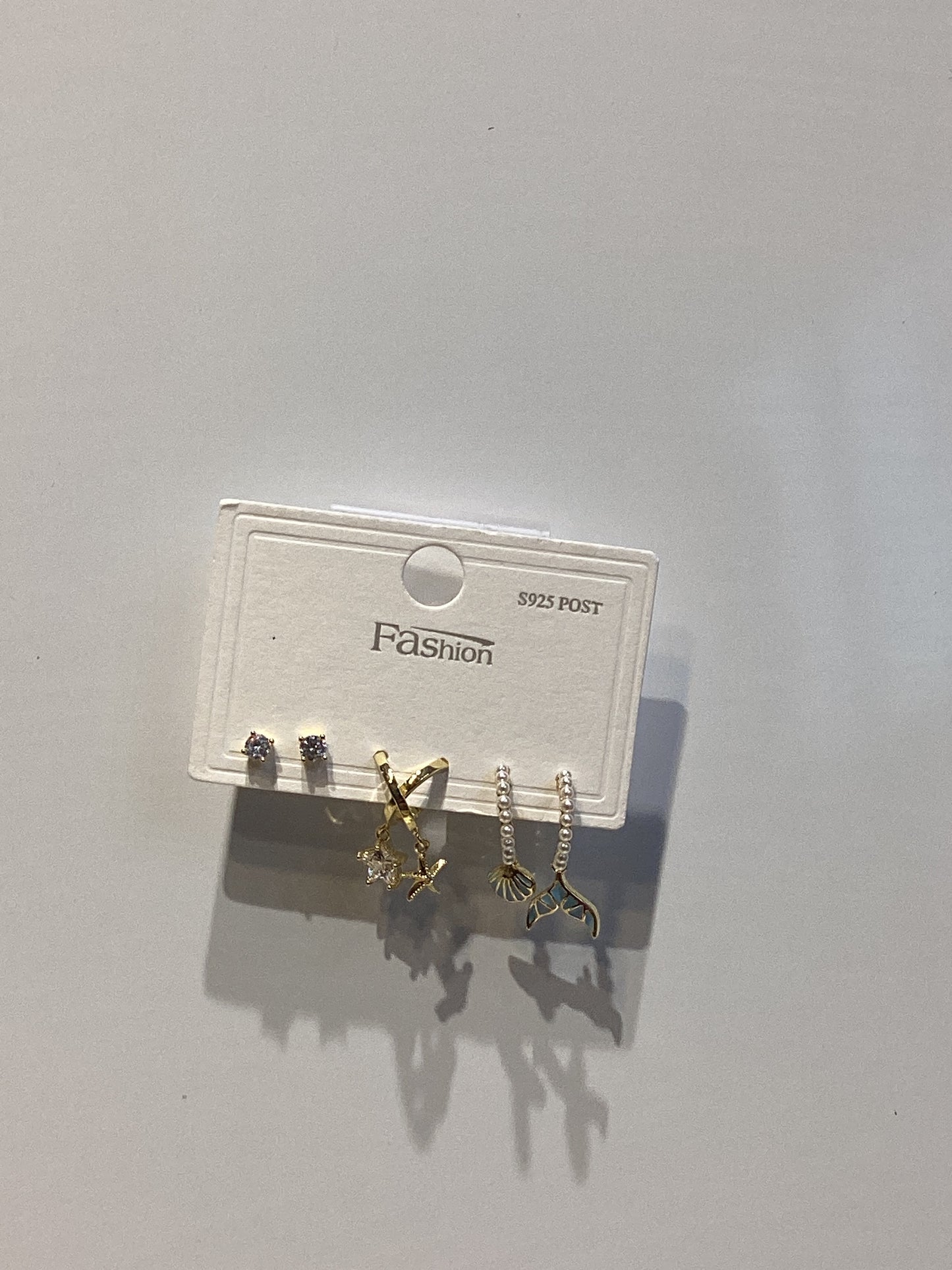 gold earrings ~ S Post