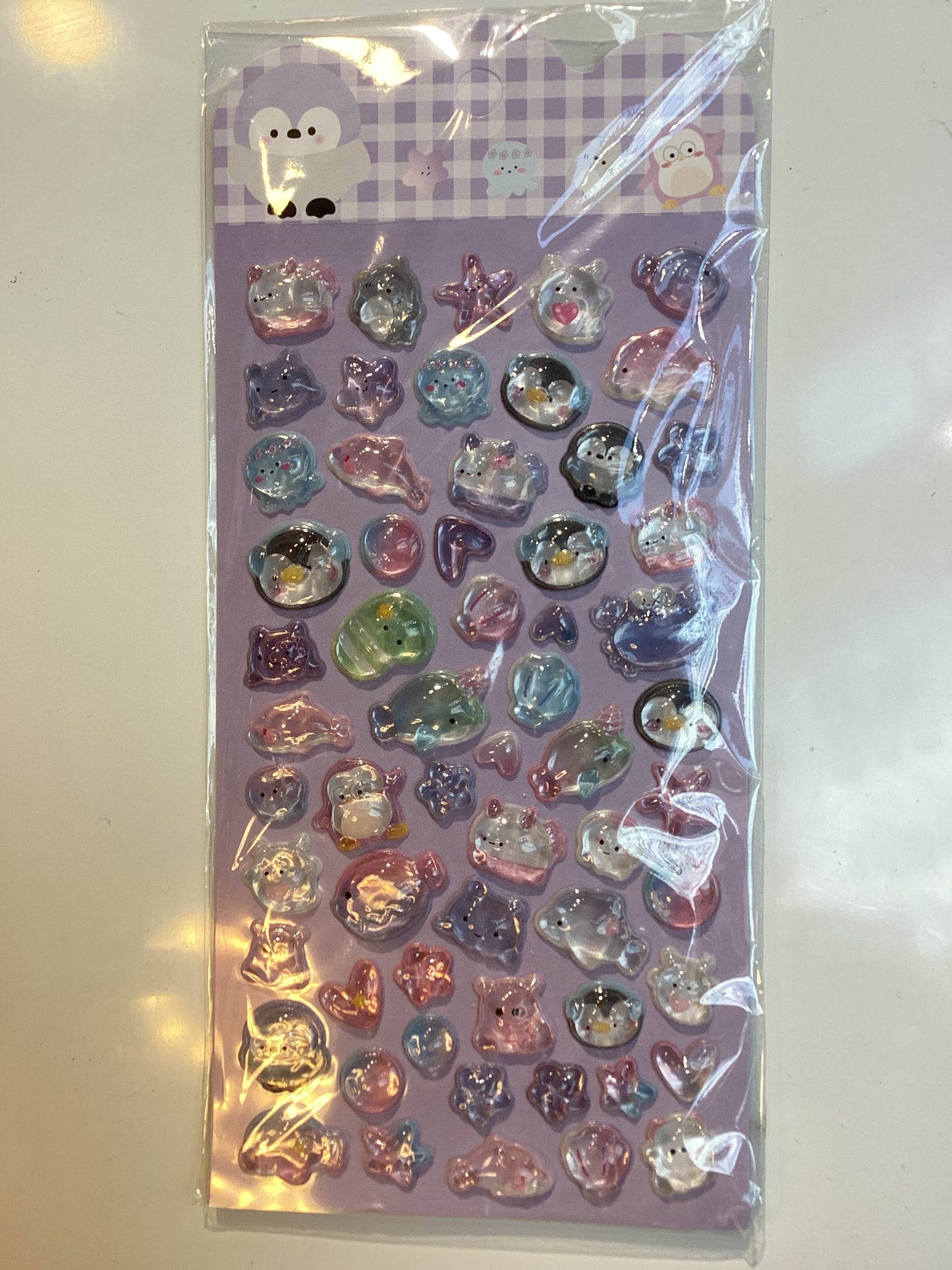 3D animal stickers