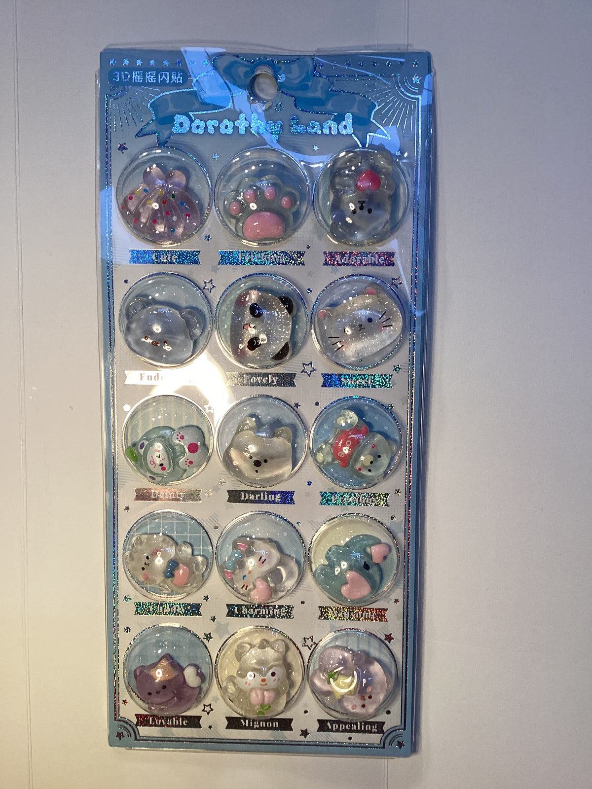 3D Dorothy land stickers