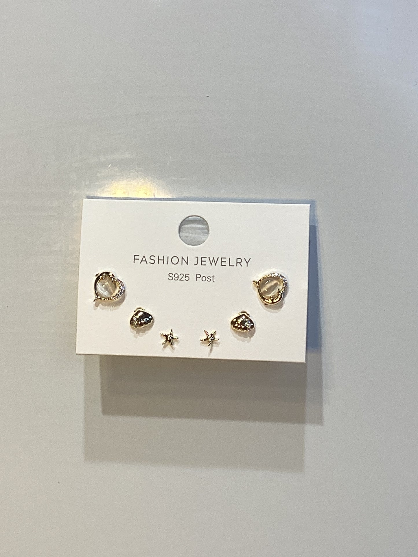 gold earrings ~ S Post
