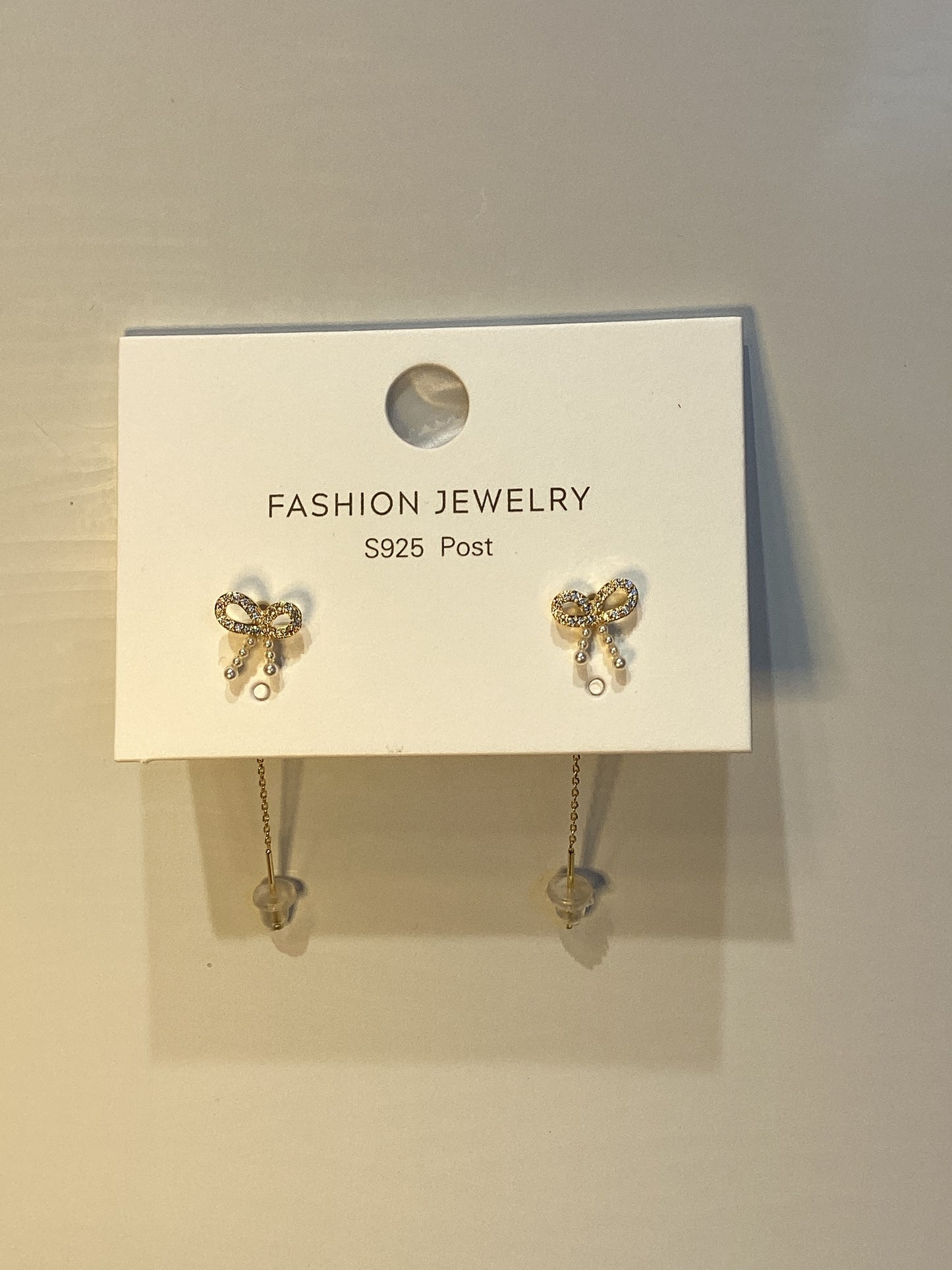 gold earrings ~ S Post