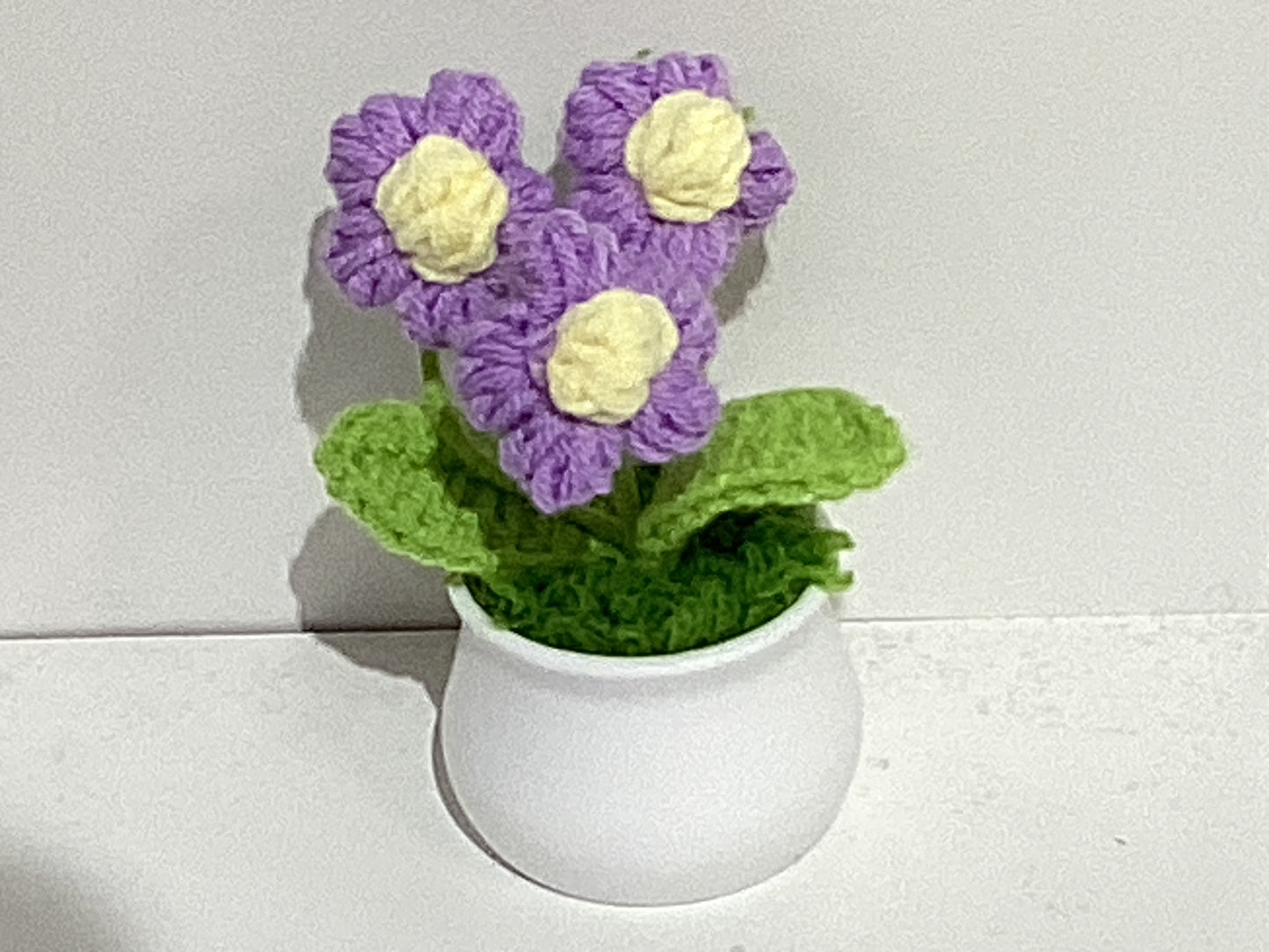 Handmade Crochet Flower Pots