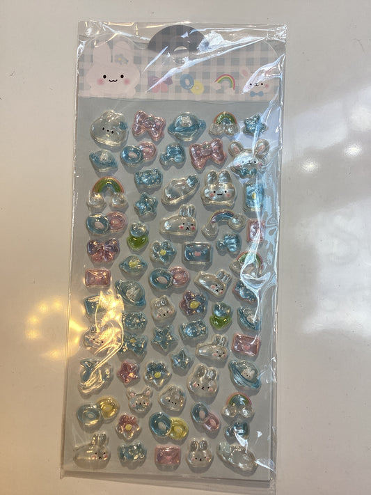 3D animal stickers