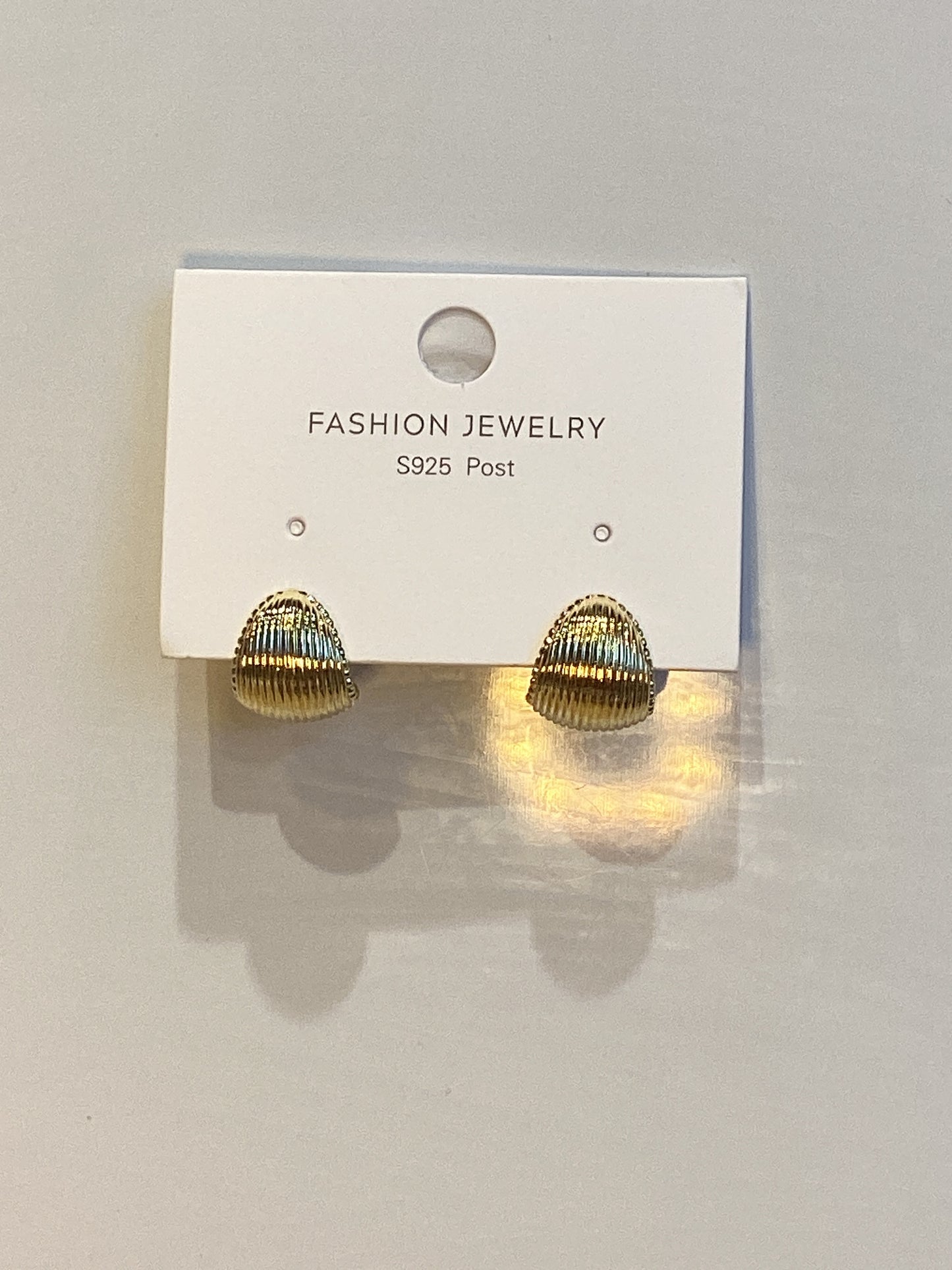 gold earrings ~ S Post