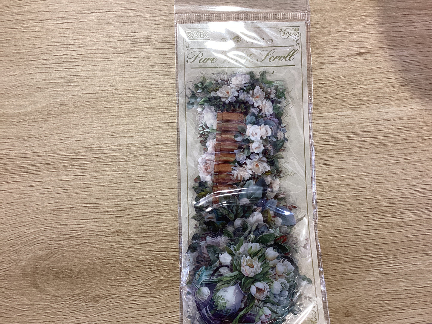 Stickers - Pure White Scroll