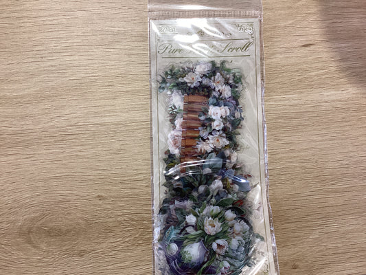 Stickers - Pure White Scroll