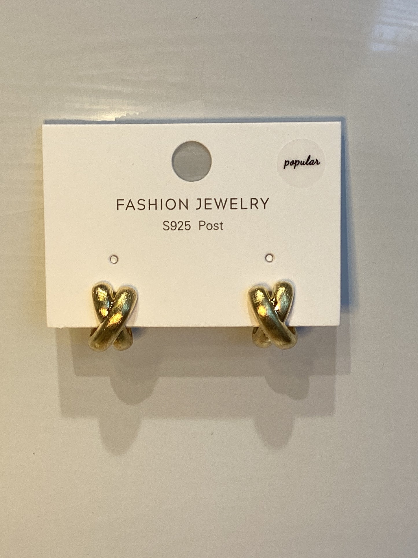 gold earrings ~ S Post