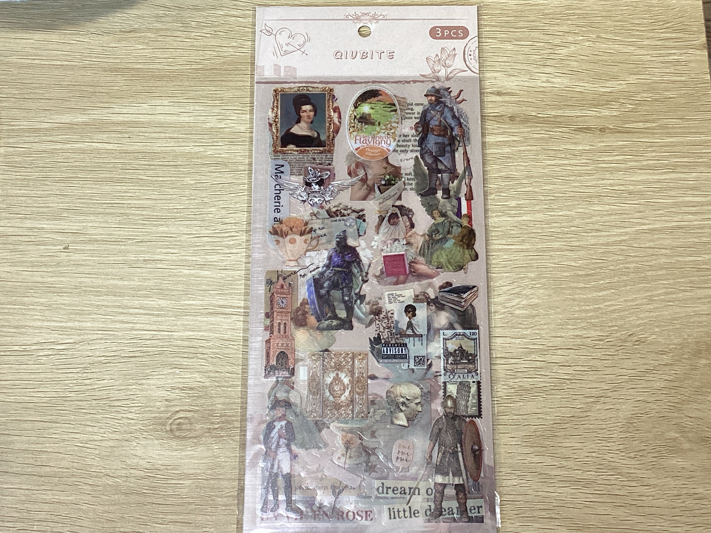 stickers-beige realism
