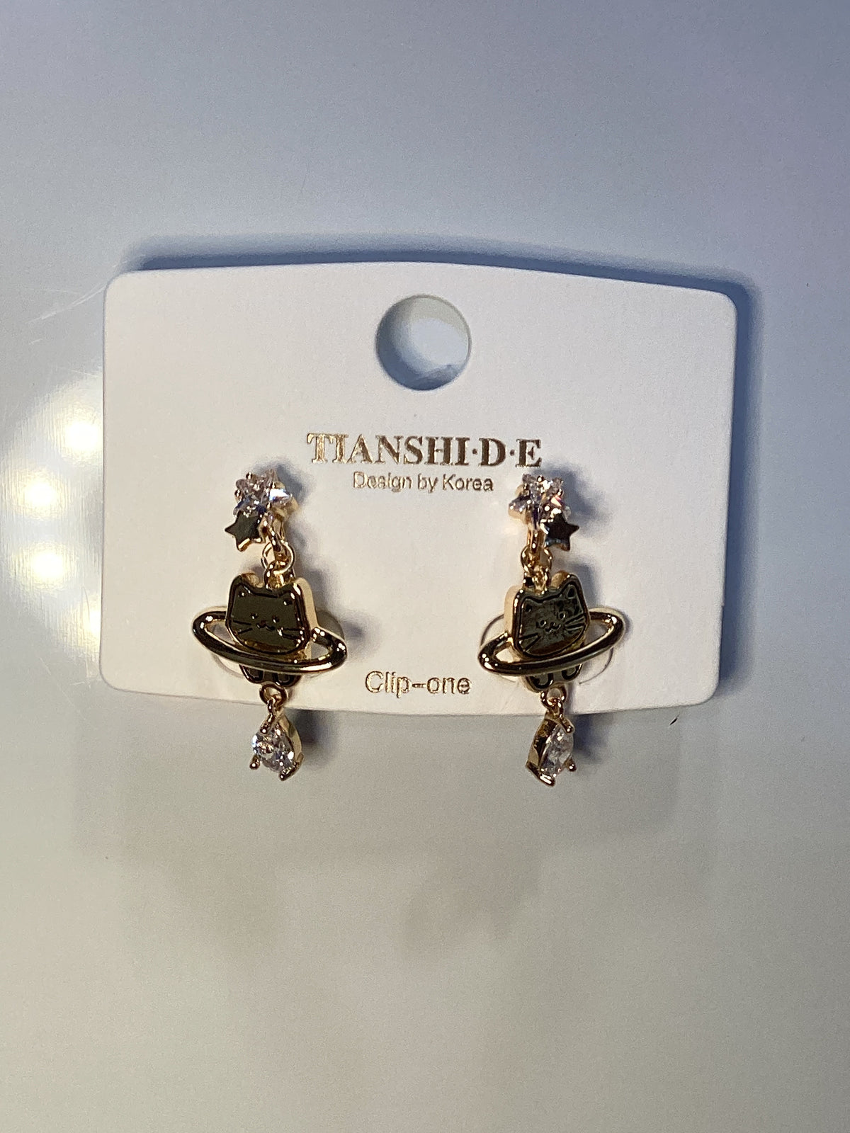 Clip on earrings ~ copper