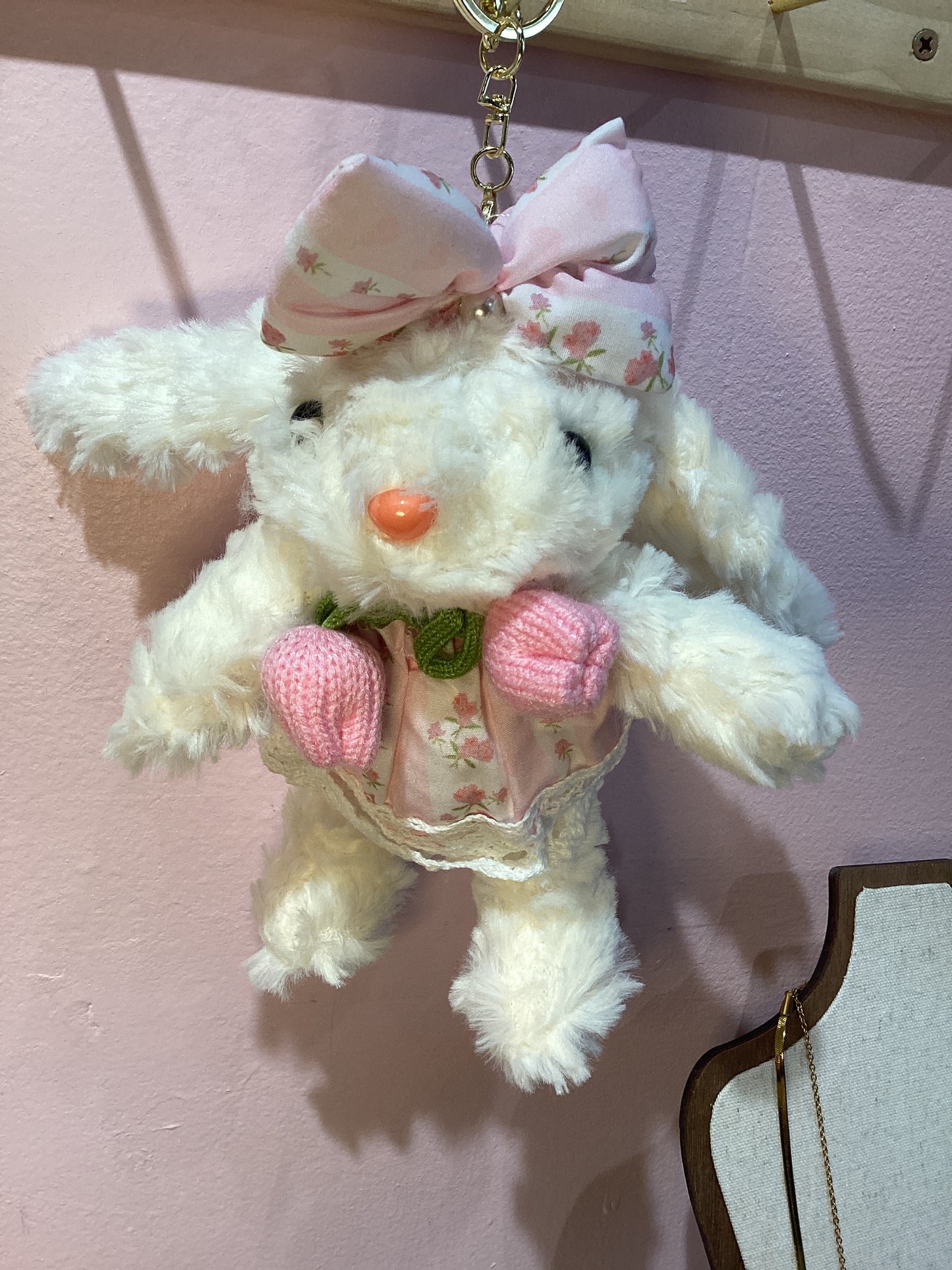 Small Bunny Keychain