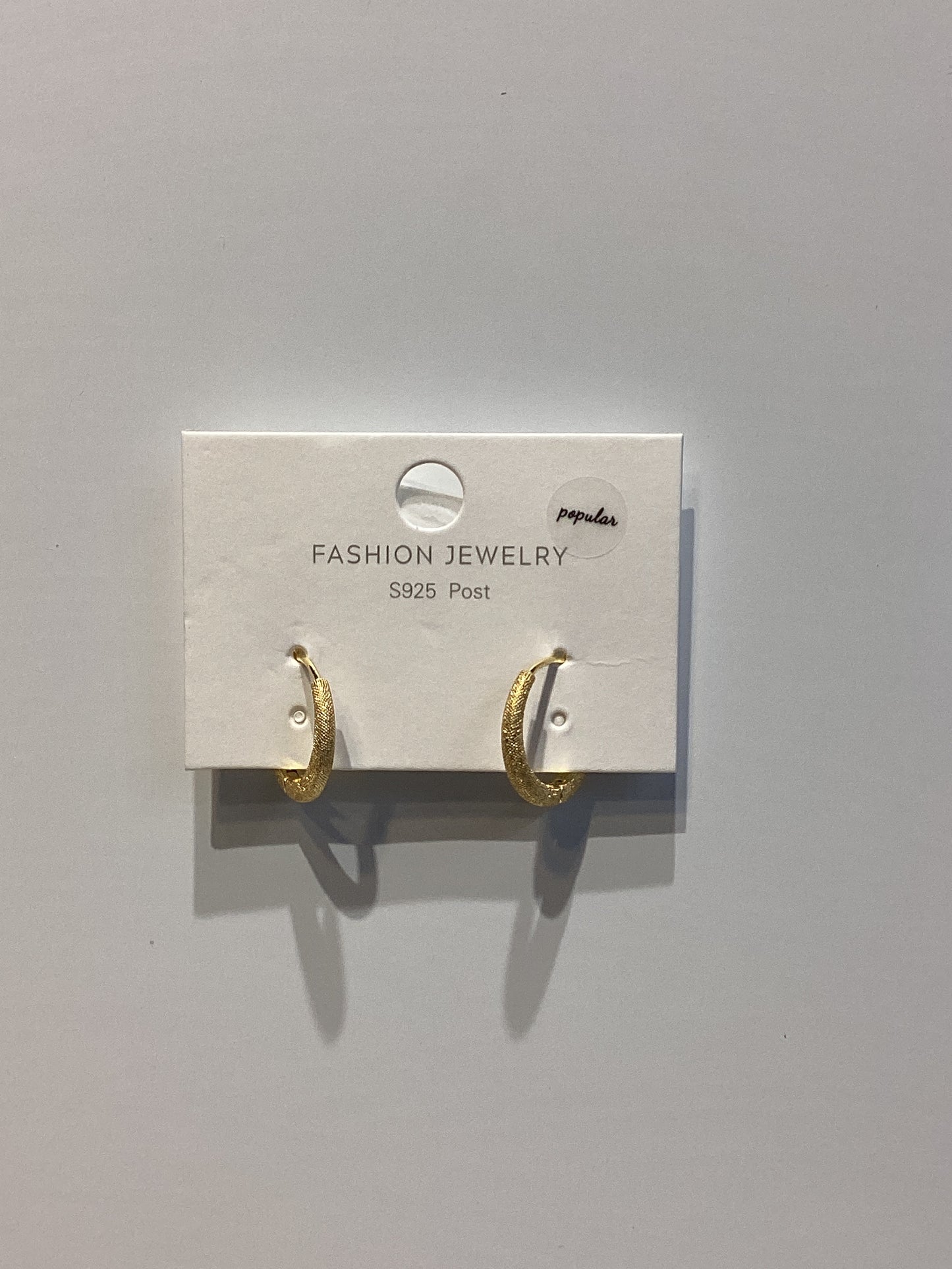 gold earrings ~ S Post