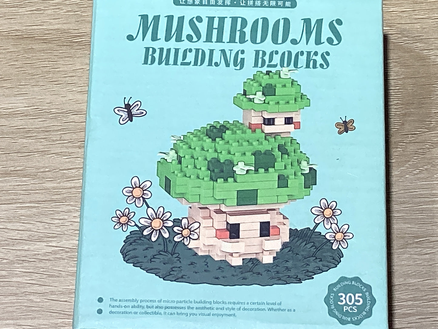 Puzzle-Mushrooms Building Blocks
