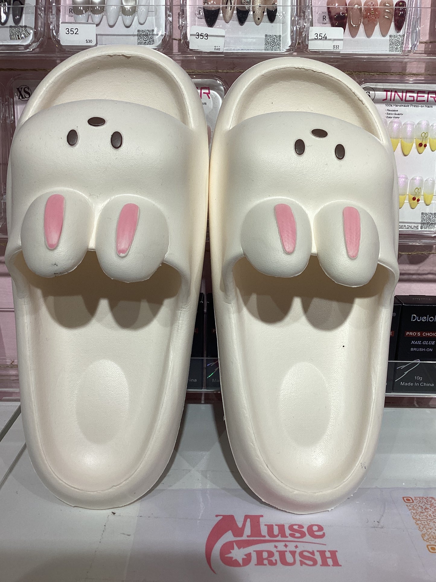 White Slippers