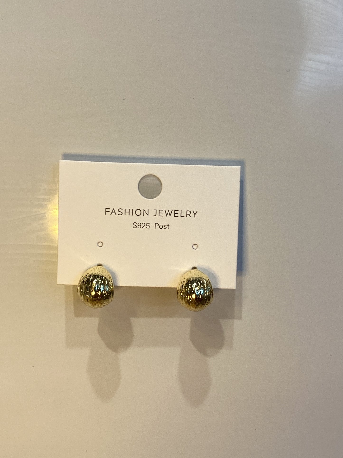 gold earrings ~ S Post