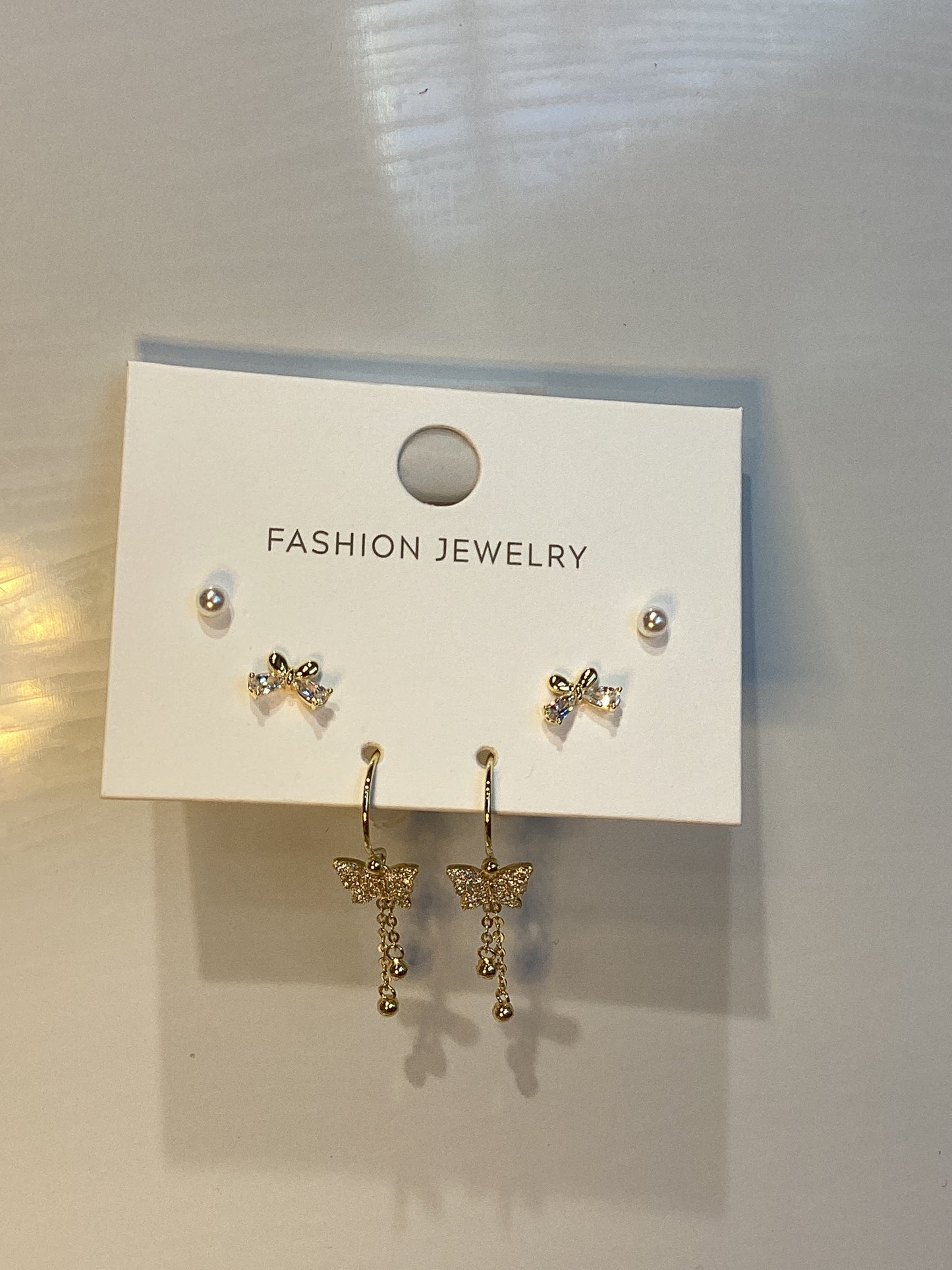 gold earrings ~ S Post