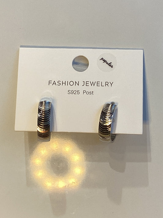 Silver earrings ~ S post