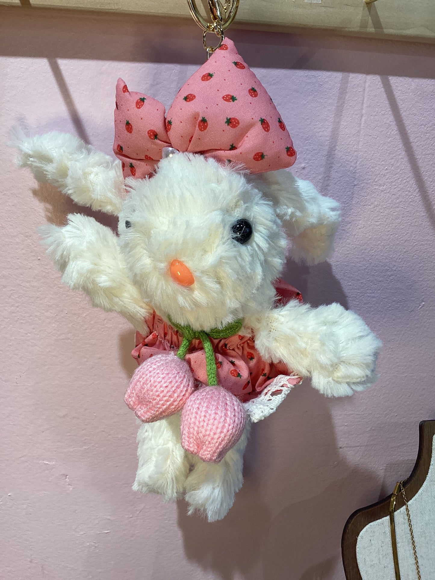 Small Bunny Keychain