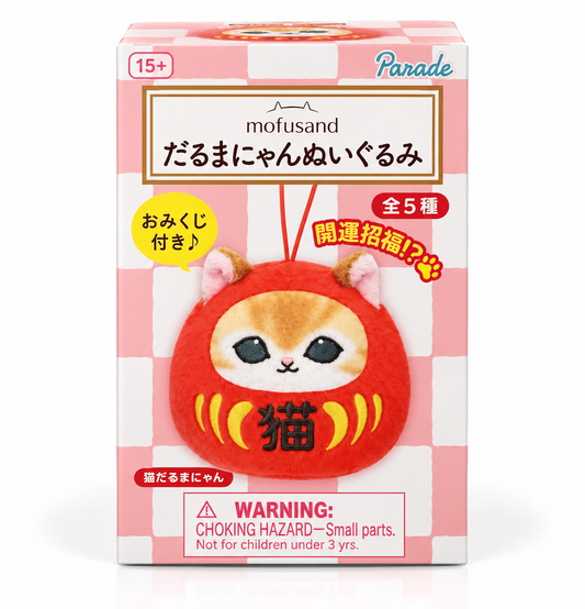 Mofusand Daruma Meow plush