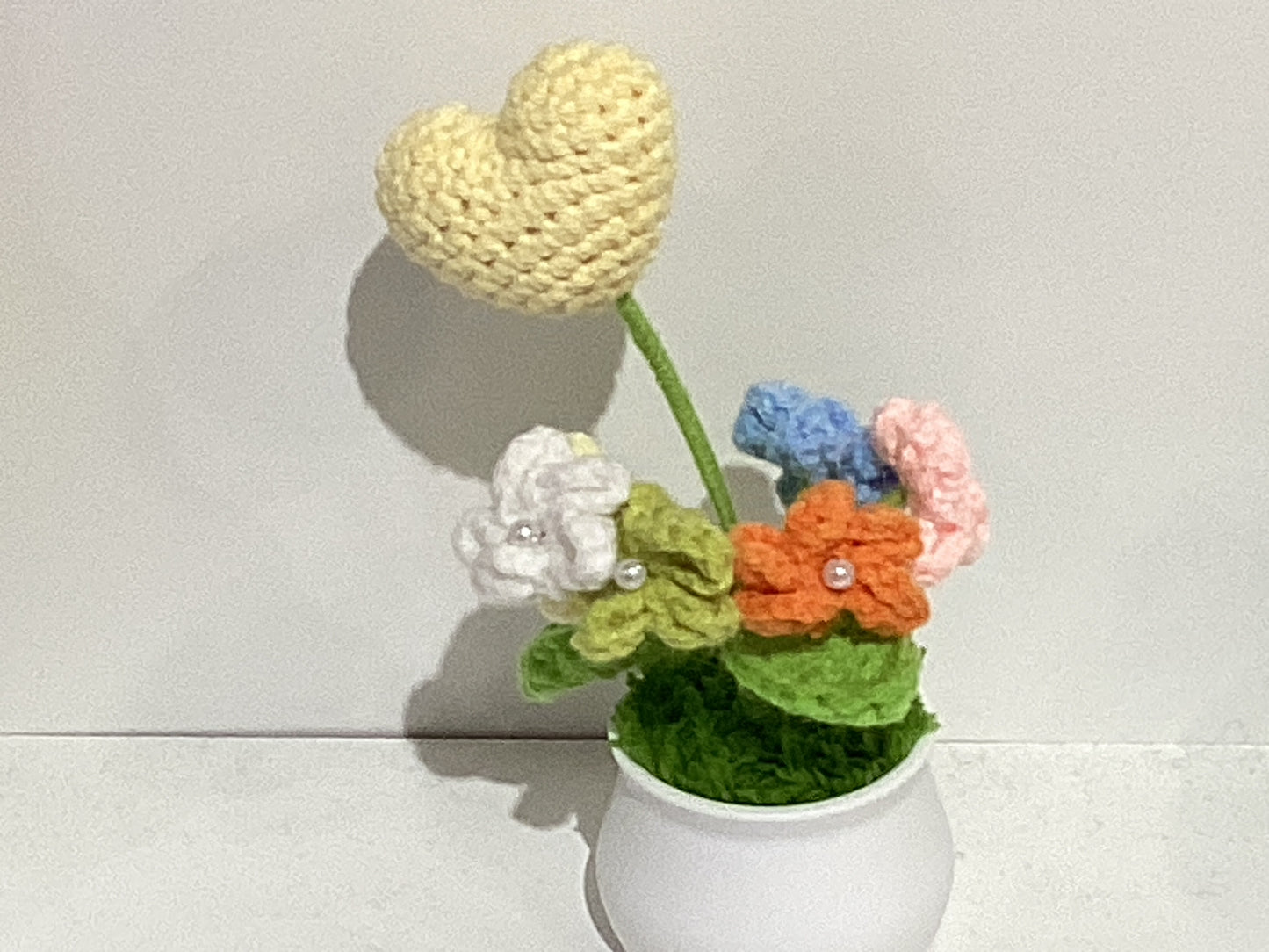 Handmade Crochet Flower Pots