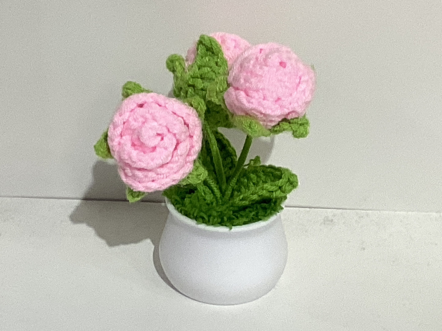 Handmade Crochet Flower Pots