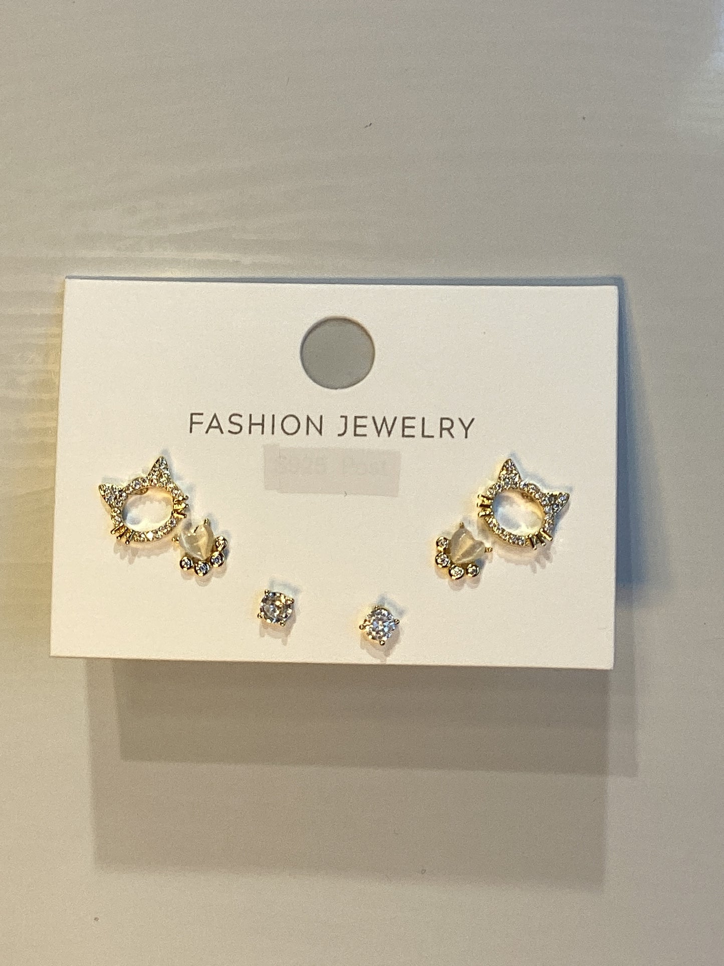 gold earrings ~ S Post