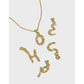 Initial Necklace - Gold Plated Silver