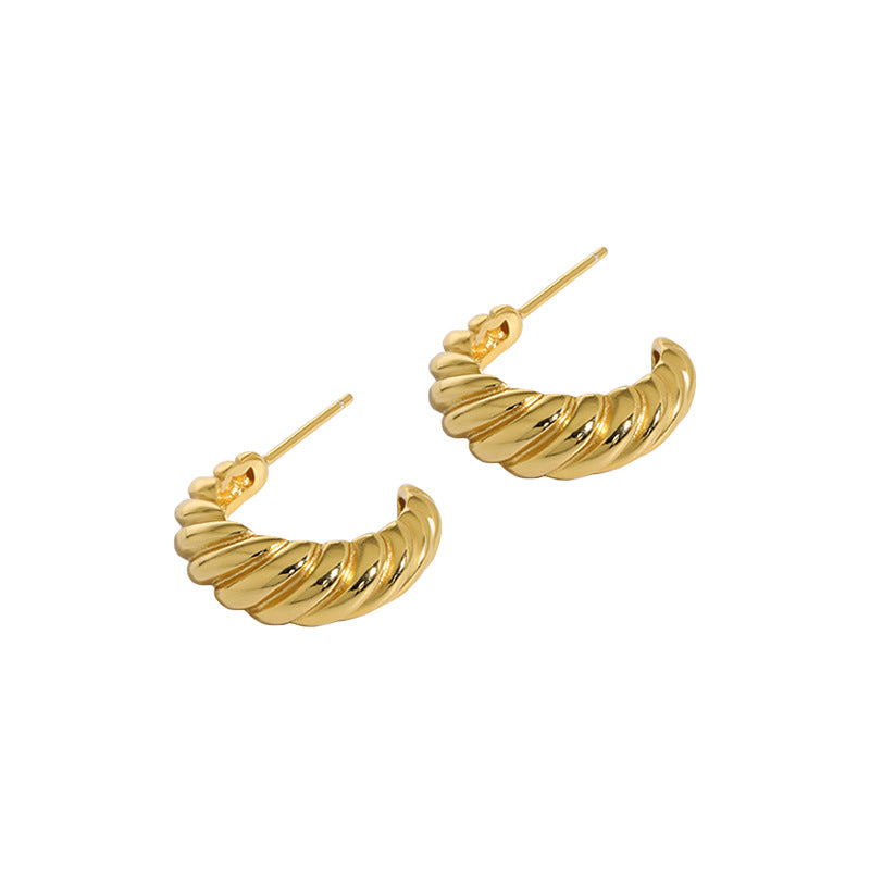 Bold Croissant Dôme Hoops