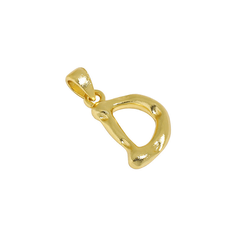 Initial Necklace - Gold Plated Silver